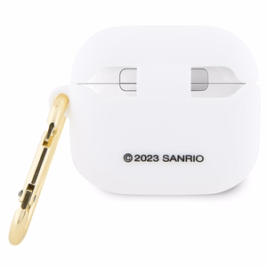 Hello Kitty silikona 3D Kitty galvas apvalks AirPods 3 - balts