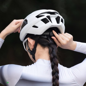 Rockbros LK-15 Carbon Fiber velosipēda ķivere, 58–62 cm, balta