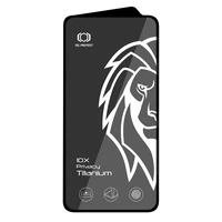 Aizsargstikls Tel Protect 10X Privacy Titanium priekš Samsung Galaxy S25/S24 (ar pirkstu nospieduma atbloķēšanu)