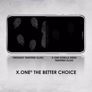 X-ONE Full Cover Extra Strong Matte - for iPhone 13/13 Pro/14/16e / 17e tempered glass 9H