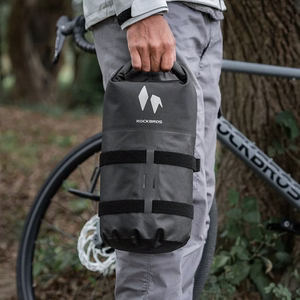 Rockbros AS-156 7l Fork Bag Waterproof Pannier - Black