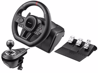 Tracer TRAJOY47345 Gaming Controller melns Steering Wheel + Pedals PlayStation 4, PlayStation 3, Xbox One, Xbox 360, Switch, PC