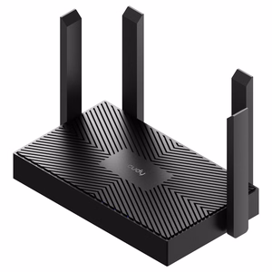 Cudy WR1500 bezvadu maršrutētājs Gigabit Ethernet divjoslu (2.4 GHz / 5 GHz) melns