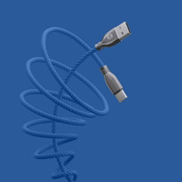 Forever Tornado kabelis USB - USB-C 1,0 m 3A tumši zils