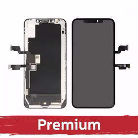 LCD displejs saderīgs ar iPhone XS Max melns (INCELL / Premium) / *Removable IC* /