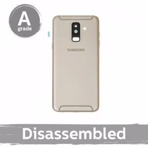 Aizmugurējais vāks saderīgs ar Samsung A605 A6+ zeltains 100% oriģināls (10/10 izjaukts) ar kameras lēcu