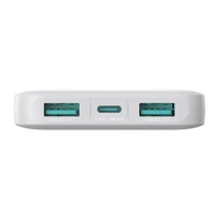 Portatīvais lādētājs Joyroom JR-PBF12 10000mAh 2,4A 2x USB-A 1x USB-C (balts)