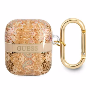 Guess GUA2HHFLD AirPods apvalks zelta/zelta Paisley Siksniņu kolekcija