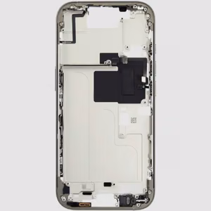Vidējais rāmis saderīgs ar iPhone 16 Pro / Dabiskais titāns / OEM