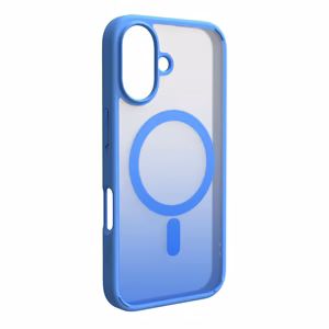 Puro Gradient Magnētiskais Silikona viedtālruņa apvalks iPhone 16 - Zila