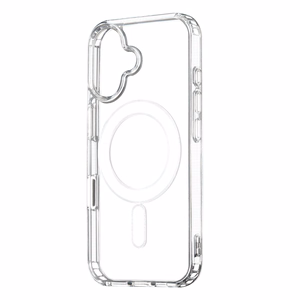 Anti Shock 1,5 mm Mag case for iPhone 16 Pro Max 6,9" transparent big hole + button