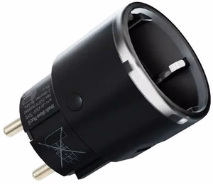 Shelly Wave Plug S - Z-Wave 800 viedā kontaktligzda melna