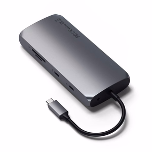 Adapter HUB 8in1 USB C Satechi ST-UCMXAM space pelēks