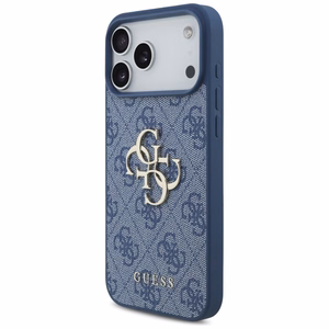 GUESS maciņš IPHONE 18 Pro Max/17 Pro Max (4G Big Logo) (krāsa: zila)