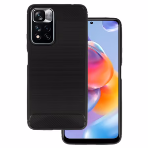 Aizmugurējais viedtālruņa apvalks CARBON XIAOMI REDMI NOTE 11 PRO PLUS 5G melns