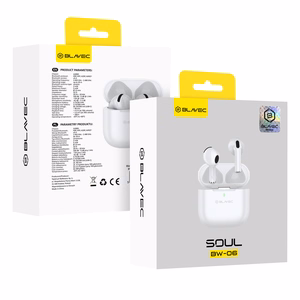 Blavec Bluetooth TWS Austiņas BW-06 Soul (BW06S-W) balts