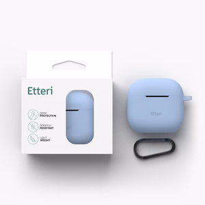 Etteri silikona maciņš AirPods 3 gaiši zils