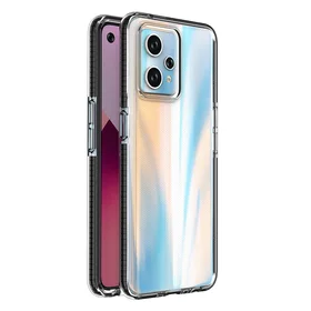 Spring Case viedtālruņa apvalks Realme 9 Pro+ / Realme 9 silikona vāks ar rāmi melns