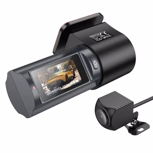Auto kamera Hoco ar displeju 1,47" 2K + aizmugurējā kamera 720P/25fps DV8 melna