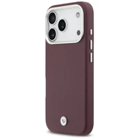 BMW Sign pilnībā pārklājošs metāla magnētiskais viedtālruņa apvalks iPhone 17 Pro - sarkans