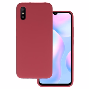 Viedtālruņa apvalks no silikona Lite telefonam Xiaomi Redmi 9A bordo