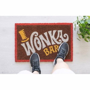 Willy Wonka Wonka Bar durvju paklājs, 40 × 60 cm
