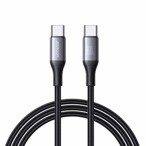 Joyroom S-A28 Flash sērijas 60W USB-C - USB-C kabelis 1 m - melns