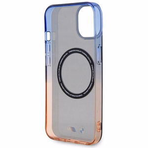 BMW Gradients Buferis MagSafe apvalks iPhone 14 Plus - pelēks