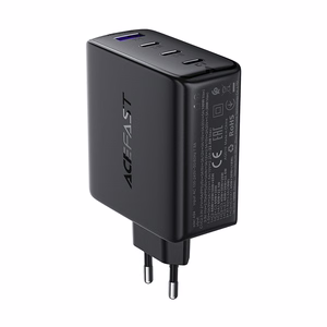 Acefast A94 tīkla lādētājs GaN2 USB-A / 3x USB-C PD 100W - melns