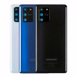 Aizmugurējais vāciņš Saderīgs ar Samsung G770 S10 Lite / Balts / (ar camera lens) HQ