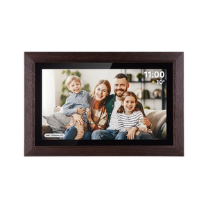 Kruger&Matz FRAMEO Wi-Fi 15,6 collu digitālais foto rāmis ar koka ietvaru