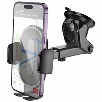 Auto tālruņa turētājs Borofone BH134 (paneļa) melns