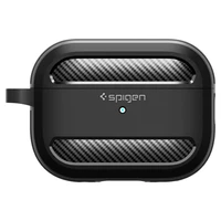 Spigen Rugged Armor viedtālruņa apvalks Apple AirPods Pro 1 / 2 - matēts melns