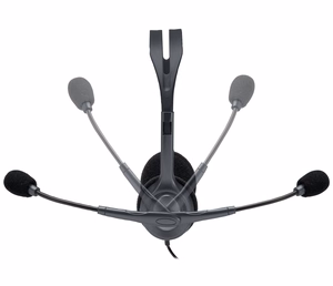 Logitech H111 stereo pelēkas austiņas 981-000593