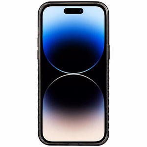 Audi IML Big Logo Magnētiskais apvalks iPhone 14 Pro - melns