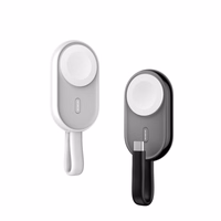 VEGER portatīvais lādētājs 1200 mAh pulkstenim saderīgs ar Apple Watch Pomme (W0102) balta