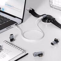 Wozinsky WAYGS1 USB-C adapteris Garmin viedpulkstenim - pelēks