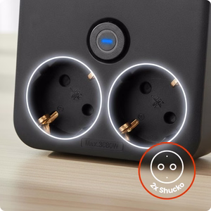 Huslog Power strip with phone turētājs HUS1055