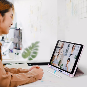 AmazingThing Titan Pro Folio futrālis iPad Air M3 11" - Rozā krāsā