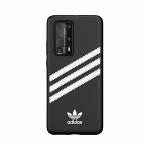 Adidas OR veidots apvalks PU Huawei P40 - melna un balta