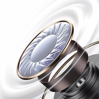 USAMS Austiņas Bluetooth 5.3 TWS X-Don Series Dual mic ENC bezvadu violets BHUXD04 (USAMS-XD18)