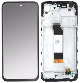LCD screen Xiaomi Redmi Note 10 5G/Redmi Note 10T 5G/Poco M3 Pro 5G ar touch screen un frame Melns ORG