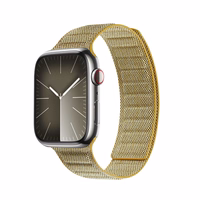 Crong Melange - Magnetic siksniņa Apple Watch 38/40/41/42 mm (dzeltens melange)