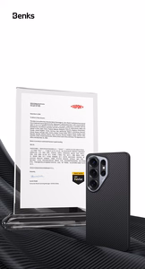 Benks Magnetic Armor Pro Kevlar maciņš metāla rāmis 600D G050 priekš Samsung Galaxy S26 Ultra melns