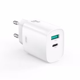 XO wall lādētājs CE30 PD 30W 1x USB-C 1x USB balts