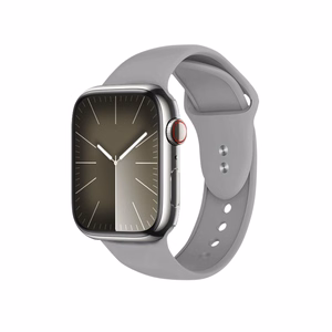 Crong Liquid Apple Watch siksniņa, 44/45/46/49 mm, pelēka