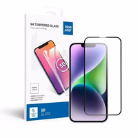 Aizsargstikls Blue Star - APP IPHONE 13/13 Pro/14/16e 5D pilns pārklājums melns