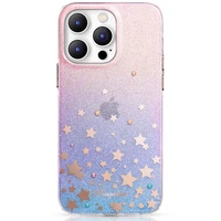 Kingxbar Heart Star Series viedtālruņa apvalks iPhone 14 Plus apvalks ar zodiaka zvaigznēm