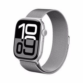 Crong Milano Steel - Stainless Steel siksniņa Apple Watch 38/40/41/42 mm (sudrabs)