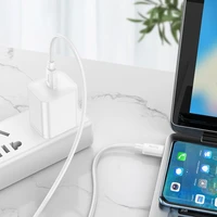 Kabelis USB C uz USB C Hoco PD 6A 100W 1 m X96 balts